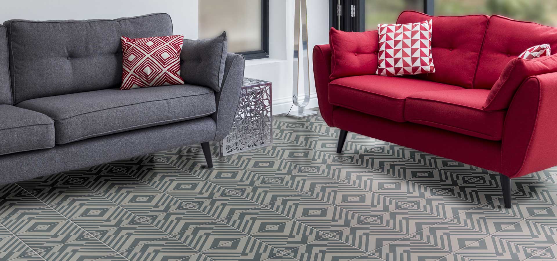 Ca' Pietra Patterned Tiles Spacers Showrooms