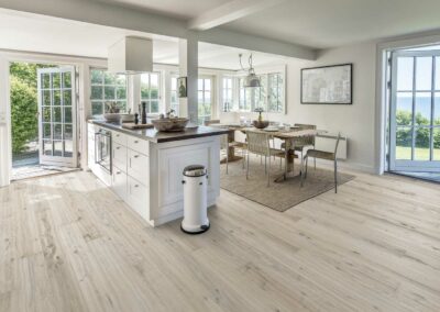 Kährs French Collection ~ Oak Carcassonne - Brushed, White Oiled, Bevelled 4-Sides - 14mm x 190mm x 1900mm