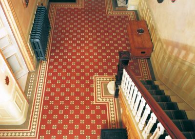 Original Style Victorian Floor - Arundel Pattern with Modified Bronte Border
