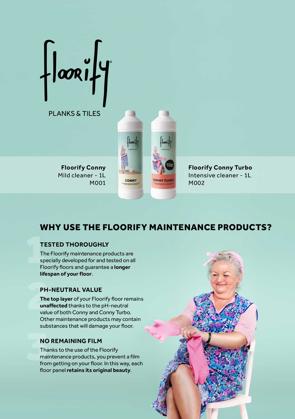 floorify Maintenance Leaflet Page 1