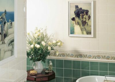 Original Style Artworks Tadema Masterpiece Bathroom Colonial White & Jade Breeze