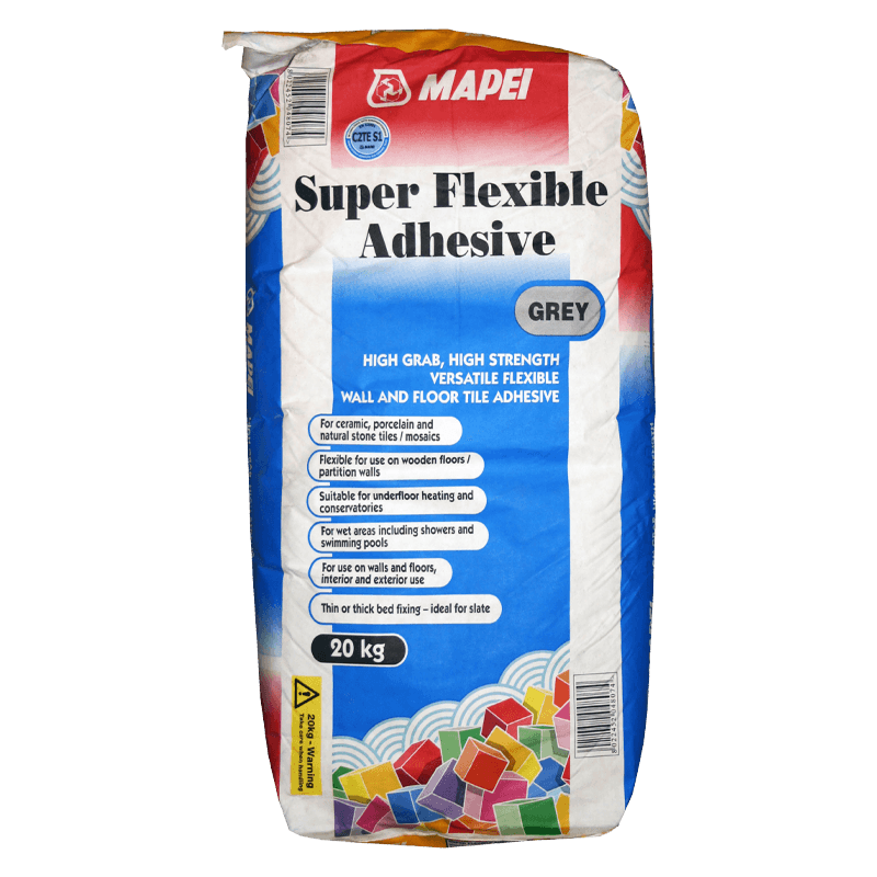Mapei Super Flexible Grey S1 Adhesive 20kg