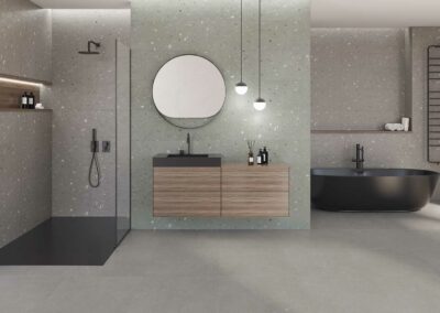 Rocersa Joy Mint, Joy Grey — 33cm x 100cm & Happy Grey — 60cm x 60cm