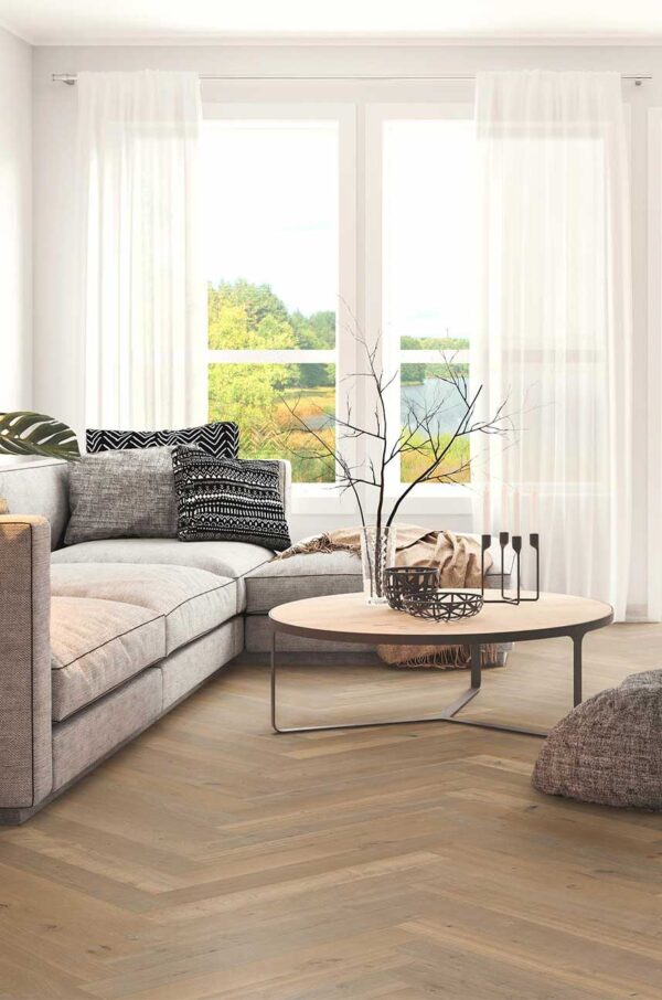 Wandsworth Herringbone - Spacers Showrooms - Front Angle