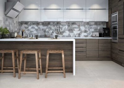 +39 Resina Décor Triangle Gold - 60cm x 120cm