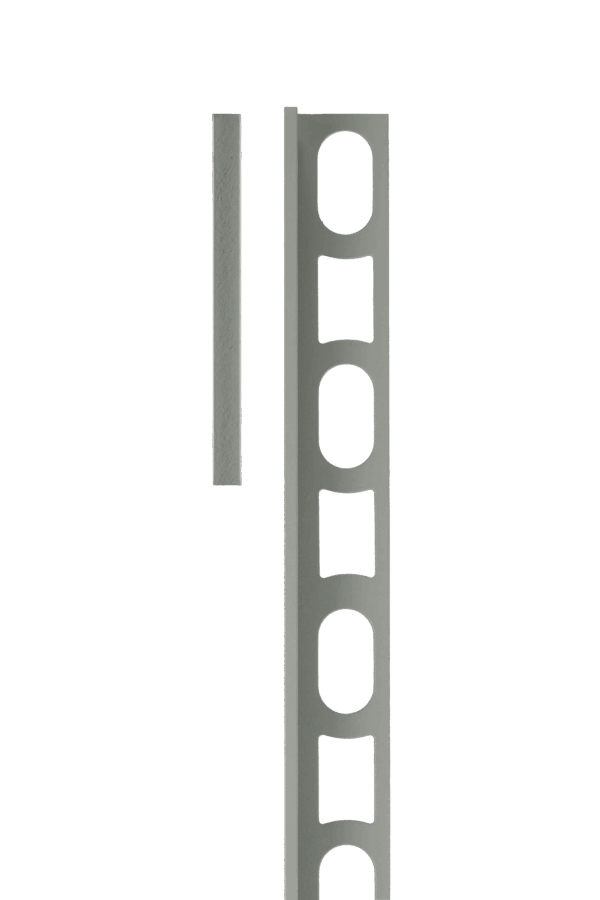 Mapei Profilpas Cerfix® Proangle Aluminium Square Edge Tile Trim in Medium Grey (112) 2.7m Length