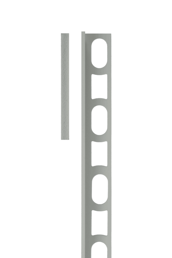 Mapei Profilpas Cerfix® Proangle Aluminium Square Edge Tile Trim in Moon White (103) 2.7m Length
