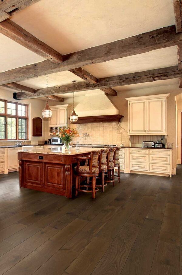 Dark Polos 175 - Spacers Showrooms - Front Kitchen Angle